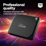 Crucial X10 Pro 4TB Portable SSD, USB-C 3.2