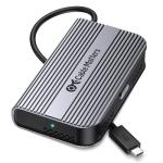 Cable Matters 40Gbps Foldable USB4 M.2 NVME SSD Enclosure with Active Cooling - Up to Read: 3800MB/s, Write: 3600MB/s, Tool-Free, M.2 SSD Enclosure, Thunderbolt 4/5 Compatible