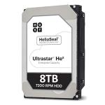 HGST Ultrastar He8 HUH728080ALE604 0F23668 / 0F25721 8TB 7,2K RPM SATA 6Gb/s 128MB 3.5" HDD 512E
