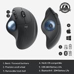 Ergo M575 Wireless Trackball Mouse (Black)