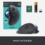 Ergo M575 Wireless Trackball Mouse (Black)