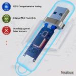 Possibox Custom Promotional USB Flash Drive 2GB Printed with Your Logo - as Campaign Gift Bulk - 50 Pack