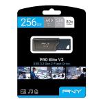 PNY 256GB PRO Elite V2 USB 3.2 Gen 2 Flash Drive – 600MB/s