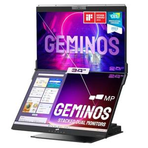 Mobile Pixels Geminos Dual 24-Inch Stacked Monitors