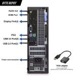 DELL High-Performance Desktop PC with i7/i5, 64GB RAM