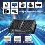 KINGDEL Fanless Mini PC, Core i7, 16GB RAM