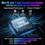 HIGOLEPC Mini PC 12th Gen, 16GB RAM, 512GB Storage