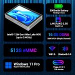 HIGOLEPC Mini PC 12th Gen, 16GB RAM, 512GB Storage