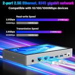 HIGOLEPC Mini PC 12th Gen, 16GB RAM, 512GB Storage