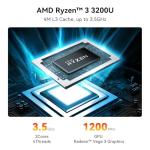 Beelink EQR5 Mini PC with Ryzen 5, 8GB RAM