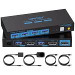 8K KVM Switch for 2 PCs and 1 Monitor