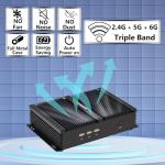 KINGDEL Fanless i7 12th Gen Desktop PC