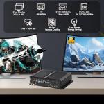 KINGDEL Fanless i7 12th Gen Desktop PC