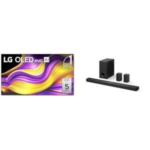 LG 97" OLED evo G5 Series 4K Smart TV Bundle with S90TR 7.1.3-Channel OLED evo TV Matching Home Theater Soundbar with Rear Surround Speakers and Wireless Subwoofer, Wow Orchestra, Dolby Atmos
