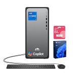 HP 2025 Omnidesk (Envy Next Brand) M02 AI Copilot Business Tower Desktop, Core i7-14700, 32GB DDR5, 2TB SSD, Wired KB & Mouse, Wi-Fi 6, Bluetooth, W11P, Bundle with ADATA 512GB External SSD