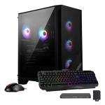 msi Codex R2 AI Gaming Desktop, Intel Ultra 7 265, NVIDIA RTX 5060 8GB GDDR7, 64GB DDR5, 4TB Storage (4TB SSD+1TB Docking Station), RGB Air Cooling, Wi-Fi 6E, Keyboard & Mouse, Windows 11 Pro, Black