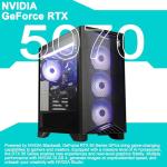 msi Aegis ZS2 Gaming Desktop AMD 12-core Zen 5 Ryzen 9 9900X (>i9-14900HX) 64GB DDR5 8TB SSD GeForce RTX 5070 DLSS 4 360mm Liquid Cooler 750W 80+ Gold PSU Support HDD Win11 ICP Hub