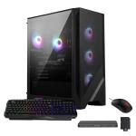msi Codex R2 AI Gaming Desktop, Intel Core Ultra 7 265, NVIDIA GeForce RTX 5060 8GB GDDR7, 64GB DDR5, 5TB Storage (4TB SSD+1TB Docking Station), RGB Cooling, Wi-Fi 6E, Keyboard & Mouse, Win 11, Black