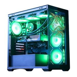 The Horizon RGB I9 RTX Gaming PC || Core I9 CPU || 32GB RAM || 2TB Storage || RTX 5070 OC || 360MM AIO || 1.2GB/s WiFi, 2.4GB/s Ethernet, VR and Gaming Ready || Windows 11 Pro