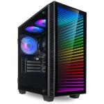 Continuum Micro RTX 5070 12GB, 8-Core AMD Ryzen 7 5700X CPU, 32GB DDR4 RAM, 2x512GB Gen4 NVMe SSD, Gaming Desktop PC w/Windows 11 Pro, 3-Year Warranty, RGB Keyboard+Mouse, Internal Wi-Fi