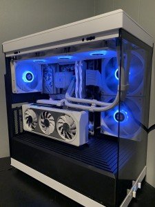 White and Black High-End Gaming PC Without GPU