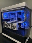 White and Black High-End Gaming PC Without GPU