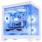 HELLOLAND Gaming PC | AMD Ryzen 7 7800X3D & RTX 5060 8GB | 32GB DDR5 RAM | 1TB SSD | PSU 650W | WiFi & BT | 240mm Liquid Cooler & 7 RGB Fans| Windows 11 | White Desktop Computer