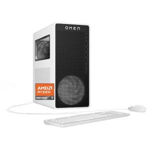 HP OMEN 16L Gaming Desktop PC, AMD Ryzen 7 8700F, 32 GB RAM, 1 TB SSD, NVIDIA GeForce RTX 5060, Windows 11 Pro, Microsoft Copilot, Panda Metal