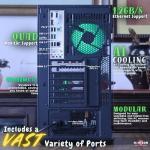 The Horizon RGB I9 RTX Gaming PC || Core I9 CPU || 32GB RAM || 2TB Storage || RTX 5070 OC || 360MM AIO || 1.2GB/s WiFi, 2.4GB/s Ethernet, VR and Gaming Ready || Windows 11 Pro