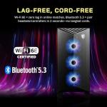 msi Codex R2 AI Gaming Desktop, Intel Core Ultra 7 265, NVIDIA GeForce RTX 5060 8GB GDDR7, 64GB DDR5, 5TB Storage (4TB SSD+1TB Docking Station), RGB Cooling, Wi-Fi 6E, Keyboard & Mouse, Win 11, Black