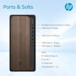 HP OmniDesk M03 Business Desktop PC, Intel Core Ultra 7 265, RTX 5060, 64GB DDR5 RAM, 2TB SSD, 4-Monitor Support 4K, Wired KB & Mouse, Wi-Fi 6, Win11 Pro, Black, 64GB Flash Drive Bundle