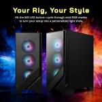 msi Codex R2 AI Gaming Desktop, Intel Core Ultra 7 265, NVIDIA GeForce RTX 5060 8GB GDDR7, 64GB DDR5, 5TB Storage (4TB SSD+1TB Docking Station), RGB Cooling, Wi-Fi 6E, Keyboard & Mouse, Win 11, Black