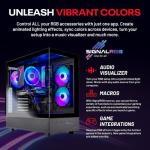 Skytech Gaming Azure 3 Gaming PC, Intel i5 14400F 2.5GHz, NVIDIA RTX 5060, 1TB NVMe SSD, 32GB DDR5 RAM 6000, 650W Gold PSU, Wi-Fi, Win 11, Desktop