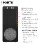 HP OMEN 16L Gaming Desktop PC, AMD Ryzen 7 8700F, 32 GB RAM, 1 TB SSD, NVIDIA GeForce RTX 5060, Windows 11 Pro, Microsoft Copilot, Panda Metal