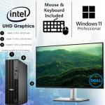 Dell Pro Slim Desktop Computer Next-Gen OptiPlex, Intel Core i7-14700(20-Cores/28-Threads), 16GB DDR5 RAM, 1TB Storage(512GB PCIe SSD & 500GB External Drive), USB-C, Wi-Fi, HDMI, DP, Windows 11 Pro