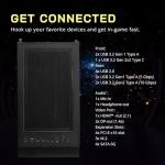 msi Codex R2 AI Gaming Desktop, Intel Core Ultra 7 265, NVIDIA GeForce RTX 5060 8GB GDDR7, 64GB DDR5, 5TB Storage (4TB SSD+1TB Docking Station), RGB Cooling, Wi-Fi 6E, Keyboard & Mouse, Win 11, Black