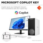 HP OMEN 16L Gaming Desktop PC, AMD Ryzen 7 8700F, 32 GB RAM, 1 TB SSD, NVIDIA GeForce RTX 5060, Windows 11 Pro, Microsoft Copilot, Panda Metal