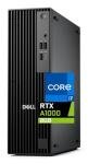 Dell Pro Slim QCS1250 SFF Desktop, Intel Core i7-14700, 32GB DDR5, 1TB NVMe SSD, Nvidia RTX A1000 8GB Graphics, WiFi 6E, BT, USB-C, HDMI/DP, Windows 11 Pro, Small Form Factor Business PC – Black