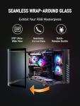 Evounic High-FPS ARGB Gaming PC – i7-10700KF 5.1GHz, GTX1080 Ti 11GB DDR5X, 16GB DDR4 RAM, 1TB SSD, WiFi6 BT5.4, Windows 11 Pro, ARGB Fans x9