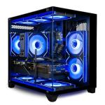 Panorama RTX 5080, Ryzen 7 9800X3D, 64GB DDR5 RAM, 2TB NVMe Gen4 SSD, Windows 11 Pro, 3 Year Warranty, RGB Keyboard + Mouse, WiFi 6E + BT, RJ45, HDMI, Prebuilt Gaming Tower Desktop PC for Gamers