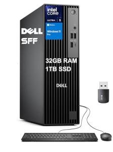 Dell Pro Slim AI PC (Next Gen OptiPlex 7000 SFF), Intel 14-Core Ultra 5 235 vPro (> i7-13700T), 32GB DDR5 RAM, 1TB SSD, QCS1250 Business Desktop, DisplayPort, Wi-Fi, HDMI, Ethernet, Win 11 Pro
