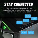 Mantis V2 - RTX 5080, 24-Core Ultra 9 285K, 96GB DDR5 RAM, 4TB Gen4 SSD, 360mm Liquid Cooled Gaming Desktop PC w/Windows 11 Pro, 3-Year Warranty, RGB Keyboard+Mouse, Internal Wi-Fi 6E, 3X DP & HDMI