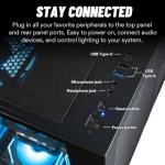 Panorama RTX 5060 Ti, 20-Core Ultra 7 265KF, 32GB DDR5 RAM, 2x512GB NVMe SSD, Liquid Cooled Gaming Desktop PC w/W11 Pro, 3-Year Warranty, RGB Keyboard+Mouse, Internal Wi-Fi 6E, RJ45, 3X DP & HDMI