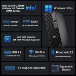 Dell 2025 Slim Business Desktop - Inte Core i9-12900K, (16Core, 24Threads) Ultra-Quiet Design, Dual 4K Monitor Support, Keyboard & Mouse, Win (Intel i9-12900K, 64GB RAM | 1TB SSD)