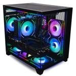 Panorama RTX 5080, Ryzen 7 9800X3D, 64GB DDR5 RAM, 2TB NVMe Gen4 SSD, Windows 11 Pro, 3 Year Warranty, RGB Keyboard + Mouse, WiFi 6E + BT, RJ45, HDMI, Prebuilt Gaming Tower Desktop PC for Gamers