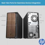 HP OmniDesk M03 Business Next Gen AI PC Desktop, Intel Core Ultra 5-225 Processor (10 Cores, Up to 4.9GHz), 32GB DDR5 RAM, 1TB SSD + 1TB HDD, USB-C, Wi-Fi 6, HDMI+DP Dual Monitor Support, Win 11