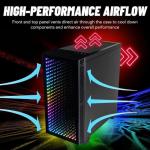 Continuum Micro RTX 5080 16GB, 24-Core Intel Ultra 9 285K CPU, 64GB DDR5 RAM, 2TB Gen4 NVMe SSD, Gaming Desktop PC w/Windows 11 Pro, 3-Year Warranty, RGB Keyboard+Mouse, Internal Wi-Fi 6E