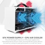 LAN Gamer RTX 5070 12GB, 24-Core Intel Ultra 9 285K, 32GB DDR5 RAM, 2TB Gen4 NVMe SSD, 8.1L Mini ITX SFF Desktop w/Windows 11 Pro, 3-Year Warranty, RGB Keyboard+Mouse, Internal Wi-Fi 6E (White)