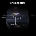 msi Codex R2 RTX 5060 Ti Gaming Tower Desktop, Intel Core i7-14700F, 32GB DDR5 RAM, 2TB SSD, DP, RGB Backlit KB & Mouse, RJ-45, Bundle with Adata 512GB SD620 SSD, Wi-Fi 7, Win 11 Home, Black