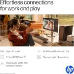 HP 2025 OmniDesk M03 Premium Business Next Gen AI Desktop Computer Intel Core Ultra 5 225(Up to 4.9GHz), 64GB DDR5 RAM, 2TB PCIe SSD, Wi-Fi 6, DP, 2-Monitor Support 4K, HDMI, Windows 11